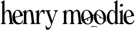 Black Henry Moodie logo against a transparent background